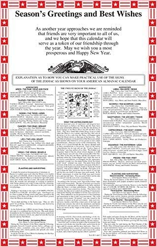 2023 America's Original Almanac Calendar