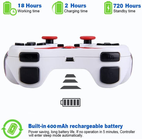 Mobile Game Controller for Android, Megadream Wireless Key Mapping Joystick Gamepad for Call of Duty & PUBG Mobile & More, Compatible for Samsung Galaxy LG HTC Other Phone Tablet, Not for iOS