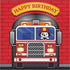Firefighter Birthday Party Supplies Fire Truck Plates and Napkins Serve up to 16 Guests