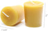 Bluecorn Beeswax 100% Pure Beeswax Votives (4 Pack, Raw)