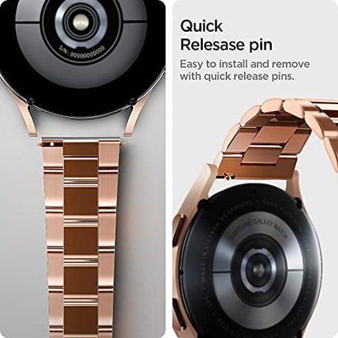 Spigen Modern Fit Designed For Samsung Galaxy Watch5 44/40mm, Galaxy Watch5 Pro 45mm, Galaxy Watch4 44mm/40mm, Galaxy Watch 4 Classic 46mm/42mm, Galaxy Watch 3 41mm, Galaxy Watch Active 1&2, Galaxy Watch 42mm Band Strap