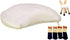Toddler Chair Cushion & feet Covers Set, Bunny White, Washable, Memory Foam, for Wooden Toddler Chair