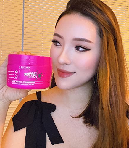 Hair Bottox Expert Thermal Mask - Contains Marine Collagen and Almond Oil - Formaldehyde-Free - Repairs the Hair Elasticity and Flexibility, Softens, Moisturizers, Adds Shine (Brazilian 2.82 oz)