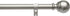 Amazon Basics 1-Inch Curtain Rod with Round Finials - 1-Pack, 36 to 72 Inch, Nickel