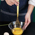 Gold Whisk, Berglander Whisk For Cooking With Titanium Gold Plating, Stainless Steel Balloon Whisk, Sturdy Kitchen Wire Whisk Set for Cooking, Baking, Blending, Beating, Dishwasher Safe, Easy to Clean