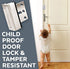 Door Lock for Home Security (2-Pack) - Easy to Install Door Latch Device, Aluminum Construction, Satin Nickel Door Locks for Door Security | Child Proof & Tamper Resistant, Door Locks