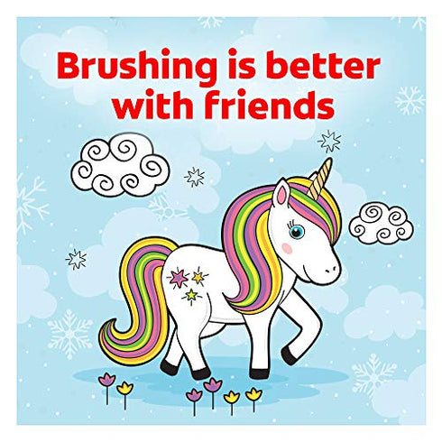 Colgate Kids Battery Powered Toothbrush, Unicorn, Extra Soft Toothbrush, Ages 3 and Up, 1 Pack