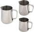 Stainless Steel Milk Frothing Pitcher Measuring Cup Coffee Jug Milk Frothing Pot Espresso Latte Pitcher(9.2x7.7x10.9cm)