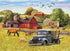 Cobble Hill 1000 Piece Puzzle - Summer Afternoon on The Farm - Sample Poster Included