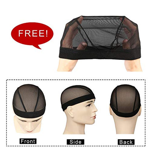 Black Silky Durag Pack - SupGene 4Pcs Black Silk Durag for Men Women with Silky Wave Cap, Satin Headwraps Set