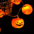 KAILEDI Halloween String Lights, LED Pumpkin Lights, Holiday Lights for Outdoor Decor,2 Modes Steady/Flickering Lights(20 One Pumpkin Lights, 9.8 feet) (Pumpkin)