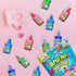 Baby Bottle Pop Christmas Bulk Variety Party Pack - Individually Wrapped Lollipops W/ Powdered Sugar Dip In Assorted Fruity Flavors - Perfect Candy For Stocking Stuffers & Christmas Parties 0.85 Ounce, 10 Count (Pack of 1)