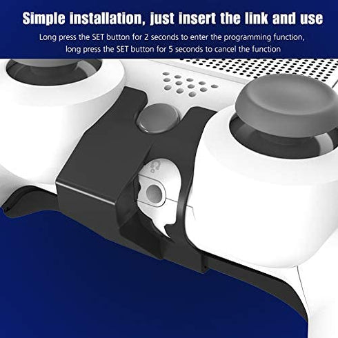 Paddles for PS4 Controller,IWGAME Controller Back Button Attachment