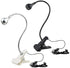 Clip on Light Reading Lights,Desk Lamps, Eye Protection Kids Desk Lamp, Flexible Night Light Reading Lamp,Desk Lamp(Black White)