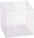 BENECREAT 30 Pack 3x3x3 Inches Plastic Party Favor Box for Valentine's Day Choclates and Wedding Party Candy Cookies Favors