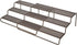 mDesign Adjustable, Expandable Kitchen Wire Metal Storage Cabinet, Cupboard, Food Pantry, Shelf Organizer Spice Bottle Rack Holder - 3 Level Storage - Up to 25" Wide - Bronze