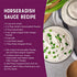 Judee’s Horseradish Powder 4 oz - Just One Ingredient - Powdered Horseradish Root - Great for Dips, Sauces, Appetizers and More - Non-GMO, Gluten-Free, and Nut-Free
