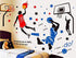KeLay Fs 3D Basketball Wall Decals Sports Decor Basketball Player Wall Stickers Basketball Wall Decals Wallpaper for Boys Kids Room Decor