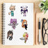 wyyeleswm Gacha Life Game Stickers 50PCS Cartoon Character Costume Game Stickers Vinyl Waterproof Stickers for Laptop Bumper Water Bottles Computer Phone Car Stickers and Decals car Stickers for Girl (gacha life)