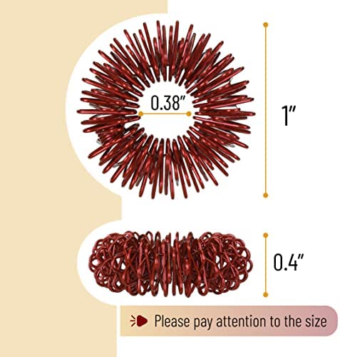 Mr. Pen- Spiky Sensory Rings, 10 Pack, Stress Relief Fidget Sensory Toys, Fidget Rings, Fidget Ring for Anxiety, Stress Relief Rings, Massager for Fidget ADHD Autism, Silent Stress Reducer Ring