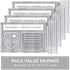 Swiss Safe Emergency Mylar Thermal Blankets, Designed for NASA, Outdoors, Survival, First Aid, Silver, 10 Pack