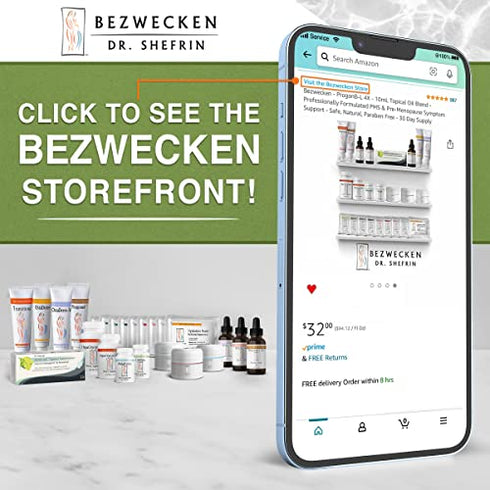 Bezwecken – Hydration Ovals 2x – 16 Extra Strength Oval Suppositories - Professionally Formulated to Alleviate Vaginal Dryness in Menopausal Women - Safe & Natural