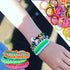 VICOVI 3700+ Colorful Rubber Bands Glow in The Dark Set Included: 3600+ Premium Quality Loom Bands in 6 Colors + 100 S-Clips + 15 Lovely Charms + 6 Crochet Hooks, No Loom Board Included.