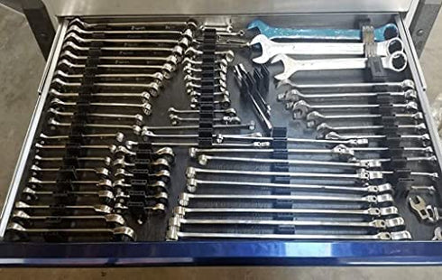 ToolBox Widget - Modular Angled Large Wrench Organizer | Organizer for Mechanics & Conforming Slots | Connect Angled Adapter to Angled Widgets to Any Vertical Widgets for Easy Storage - 1 Kit