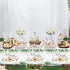 Bear Baby Shower Tablecloth Plastic Teddy Bear Table Cover We Can Bearly Wait Baby Party Decorations Greenery Leaves Table Cover for Baby Shower Kids Birthday Party Supplies, 54 x 108 Inch (1 Pack)