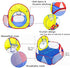 Eocolz Kids Ball Pit Large Pop Up Childrens Ball Pits Tent for Toddlers Playhouse Baby Crawl Playpen with Basketball Hoop and Zipper Storage Bag, 4 Ft/120CM, Balls Not Included