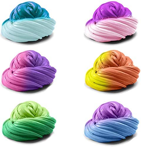 Squeeze Craft Color Changing Frudge Putty Heat Sensitive - Mini Slime Putty - for Sensory and Tactile Stimulation, Event Prizes, Slime Parties, Educational Game, Fidget Toy (12 Pack 0.5 Oz.) (6 Pack)
