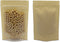 50 Pcs Clear Fornt Brown Kraft Paper for Zip Plastic Package Lock Bag Doypack Stand Up Pouch Zipper Lock Reclosable Pouch Nuts Coffee Food Storage Packaging Pack (4.7x7.9 inch)