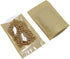 50 Pcs Clear Fornt Brown Kraft Paper for Zip Plastic Package Lock Bag Doypack Stand Up Pouch Zipper Lock Reclosable Pouch Nuts Coffee Food Storage Packaging Pack (4.7x7.9 inch)