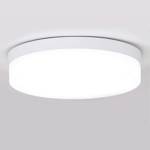 DLLT 18W Flush Mount LED Ceiling Light, 7.09 Inch 6000K Round Surface Mounted Lighting Fixture, 160W Equivalent White Ceiling Lamp for Kids Room/Closet/Bedroom/Dining Room/Bathroom