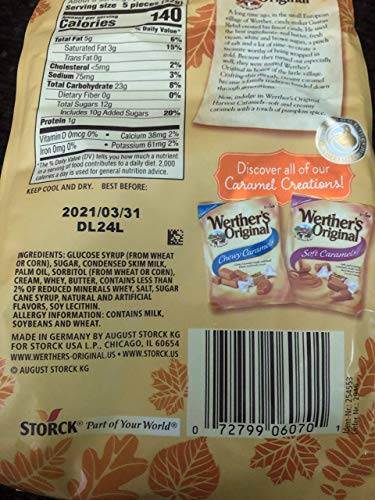 Werther's Original Pumpkin Spice Soft Caramels