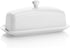 Sweese 307.101 Porcelain Butter Dish with Lid, Perfect for East West Coast Butter, White