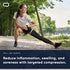 Copper Compression Leg Compression Sleeve - Copper Infused Knee Stabilizer Brace for Running, Meniscus Tear, ACL, MCL, Arthritis, Joint Pain Relief. Thigh & Calf Support. Fit for Men & Women - M