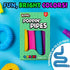 BUNMO Pop Tubes Large 4pk | Toddler Sensory Toys | Hours of Fun for Kids | Imaginative & Stimulating Creative Learning | Connect, Stretch & Play