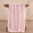 Socomi 2pcs Blushing Pink Chiffon Table Runner Sheer Wedding Runner 29x122 Inches Romantic Table Runner for Wedding Table Decorations