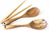 Salad,Salad Servers,Salad Tongs,Salad Spoons,Salad Fork,3-Piece Set,10-inch Long,Wooden (3 Piece Set)