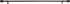 Amazon Basics 1-Inch Wall Curtain Rod with Cap Finials - 36 to 72 Inch, Dark Bronze (Espresso)