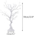 Sziqiqi White Artificial Tree for Tree Centerpiece for Weddings Christmas Birthday Party Home Indoor Outdoor Decoration 23 inches
