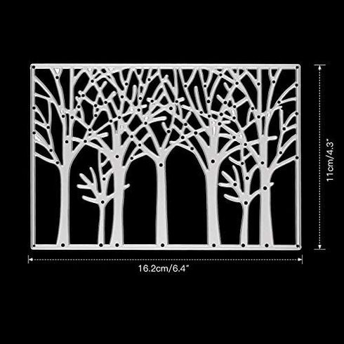 OOTSR Tree Metal Cutting Die Cuts, Cutting Dies for Card Making, Paper Cut Dies for DIY Scrapbooking Paper Stencil Embossing Card Template