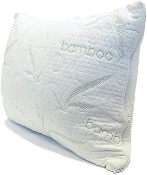All That Jazz Best Bamboo Travel Memory Foam Pillow for Neck & Shoulder Pain Relief. Airplane Or Automobile 15" X 10.5"