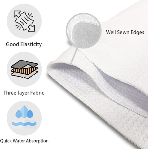 Saukore Funny Kitchen Towels, Fold in The Cheese Dish Towels Set, Super Absorbent Kitchen Hand Towels - 2 Pack Decorative Waffle Weave Dish Towels, Cute Mother's Day, Birthday, Housewarming Gifts