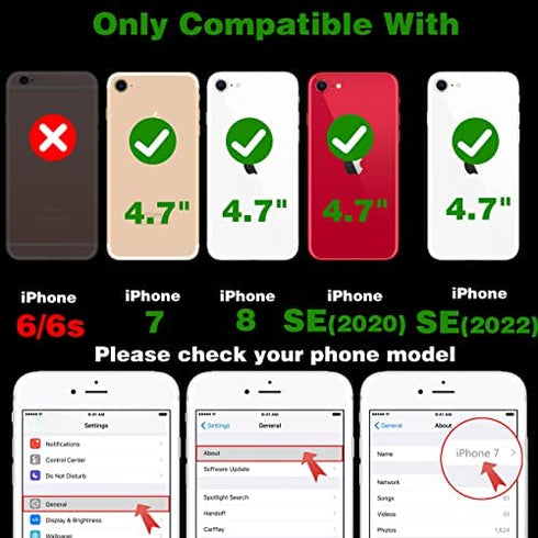 Coralogo for iPhone SE 2022/2020/7/8 TPU Case, Cute Cartoon Funny Design Stylish Slim Clear Fashion Fun Cool Bumper Cover Teens Kids Girls Boys Cases for iPhone SE 2022/2020/7/8 4.7" Blue Games