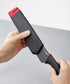 Joseph Joseph Slice & Sharpen 6" Chef's Knive and 3.5" Paring Knife with Sharpening Protective Sheaths, Black
