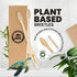 SeaTurtle Plant-Based Bristles Bamboo Toothbrush - Pack of 4 - Soft Natural Bristle for Sensitive Gums - Recyclable Biodegradable Zero Waste Eco-Friendly Sustainable Products