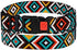CollarDirect Purple Geometric Dog Collar, Pet Collar for Small Medium Large Dogs or Puppies with Quick Release Buckle, Yellow Orange Pattern, Adjustable Nylon (Teal, Neck Fit 10"-13")