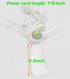 Mini Portable Ceiling Fan Hanging Personal Fans 110V Wall Plug Electric Mute Energy-Saving Fans Bedroom Breeze Gazebo Fan Attic Basement